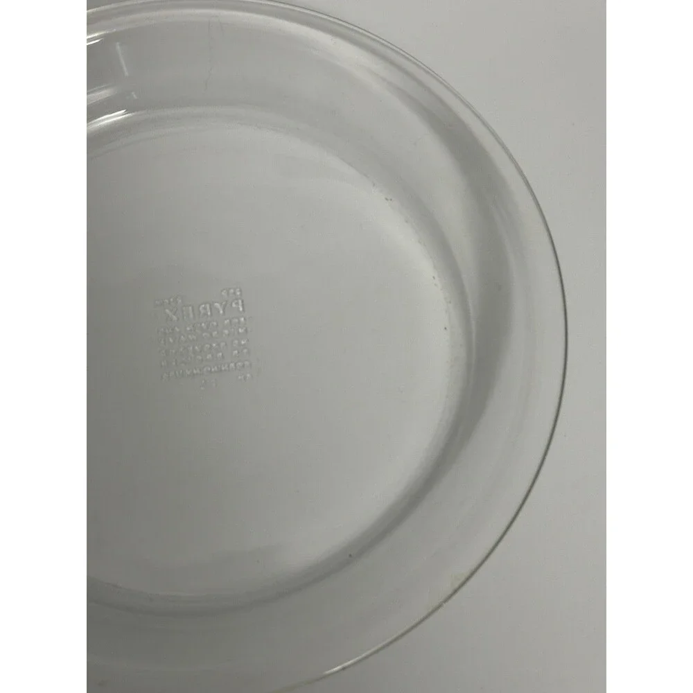 Vintage PYREX 209 Clear Glass 9” Pie Plate 23cm Corning NY USA Baking Dish